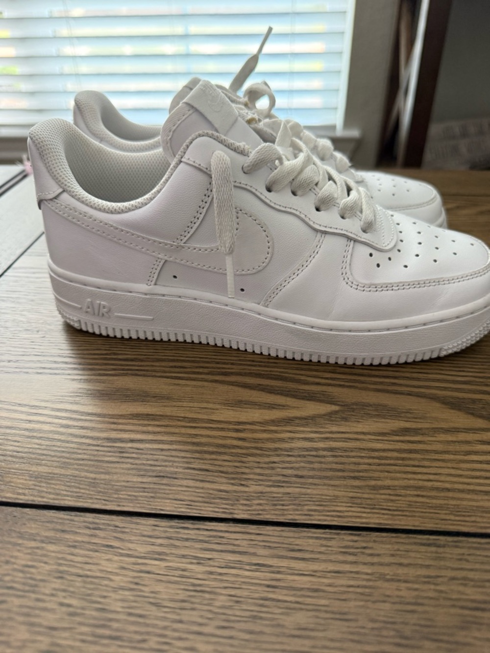 Nike Kids All-White Classic Low-Top Sneakers